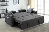 Cody Gray 70"W Linen Sleeper Sofa