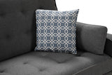 Cody Gray 70"W Linen Sleeper Sofa
