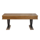 Pellio Antique Oak/Black Coffee Table