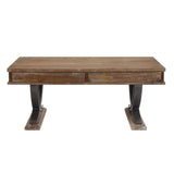 Pellio Antique Oak/Black Coffee Table