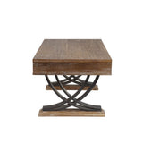 Pellio Antique Oak/Black Coffee Table