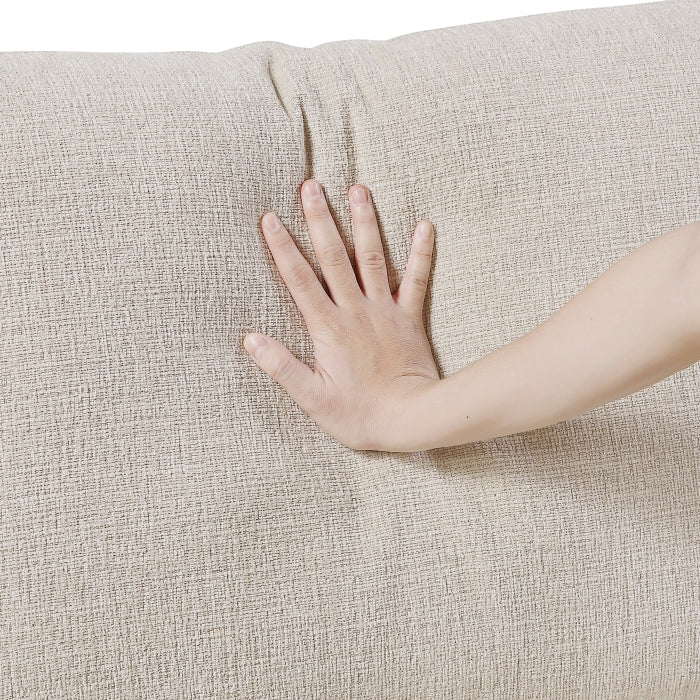 Serenity Beige Armless Chair