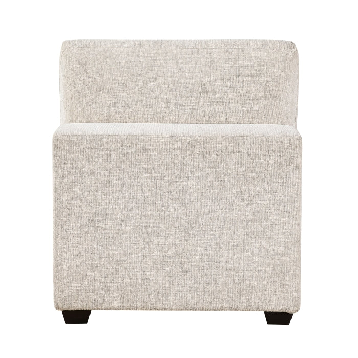 Serenity Beige Armless Chair