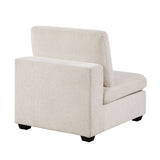 Serenity Beige Armless Chair