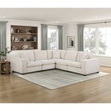 Serenity Beige Armless Chair