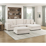 Serenity Beige Ottoman