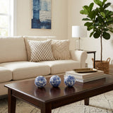 Hewittfield Blue/White Orbs (Set of 3)