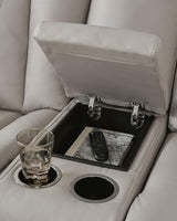 Next Move Coin Glider Reclining Loveseat with Console (Online Special Price)