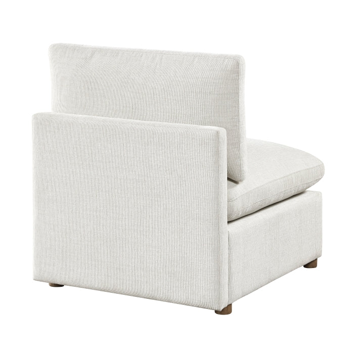 Annex Beige Armless Chair