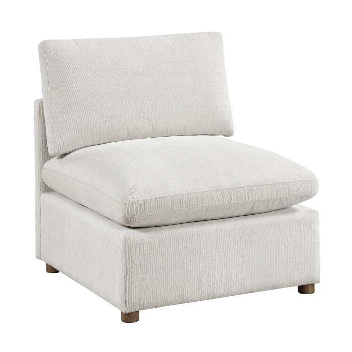 Annex Beige Armless Chair