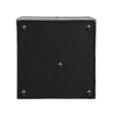 Centric Gray Storage Ottoman