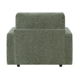 Cumulus Green Convertible Sleeper Chair With Charging Ports