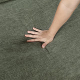 Cumulus Green Convertible Sleeper Chair With Charging Ports