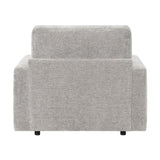 Cumulus Gray Convertible Sleeper Chair With Charging Ports