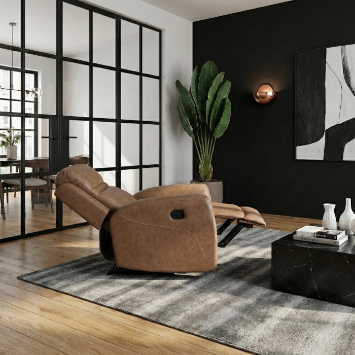 Hearth Brown Reclining Chair