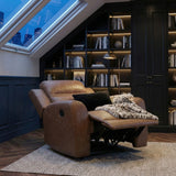 Hearth Brown Reclining Chair