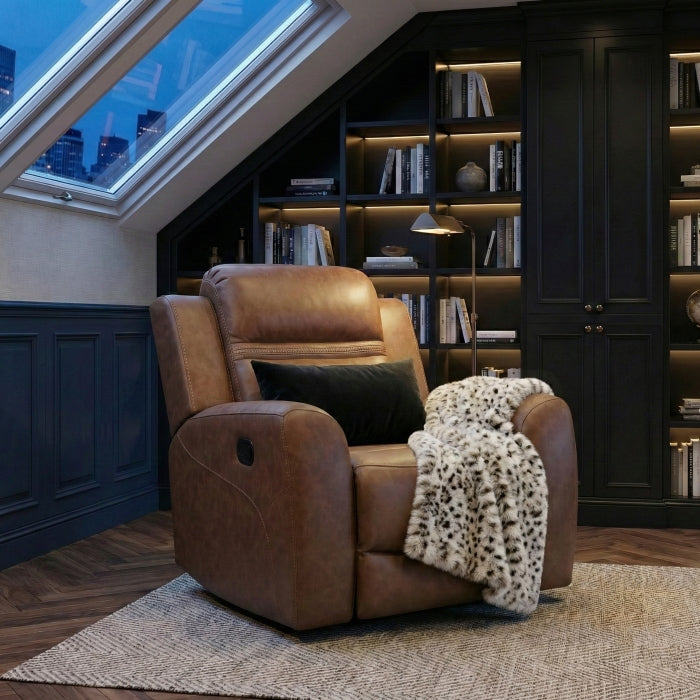 Hearth Brown Reclining Chair