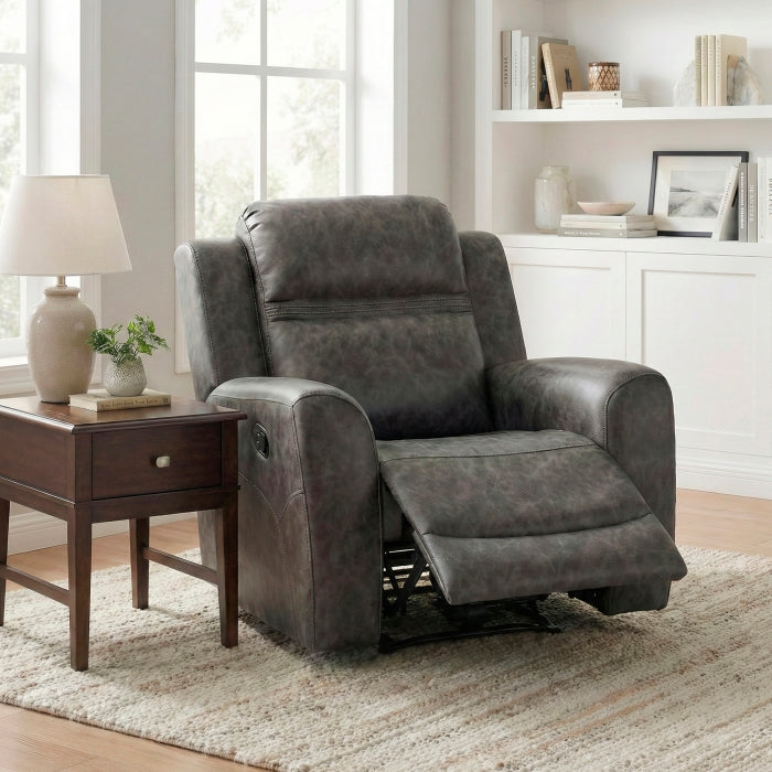 Hearth Gray Reclining Chair