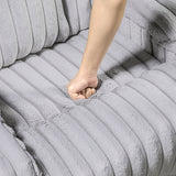 Phyllis White Double Reclining Sofa With Cup Holders