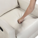 Heisley White Reclining Chair