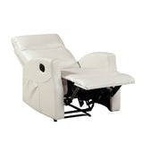 Heisley White Reclining Chair