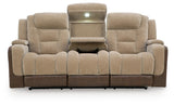 Mixed Motion Brownstone Power Reclining Sofa