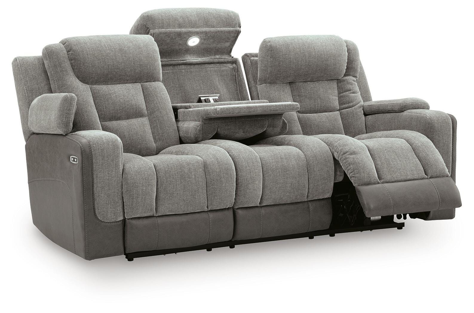 Mixed Motion Shadow Power Reclining Sofa (Online Special Price)