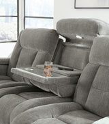 Mixed Motion Shadow Power Reclining Sofa (Online Special Price)