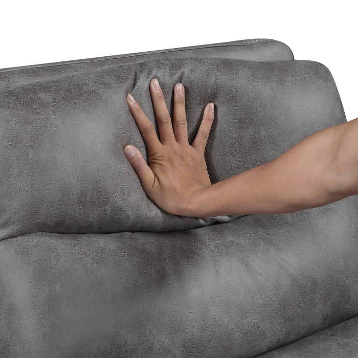 Metric Gray Reclining Chair