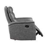 Metric Gray Reclining Chair