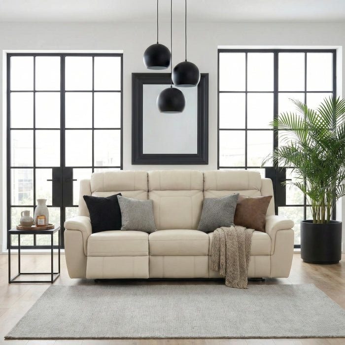 Nest Beige Double Reclining Sofa