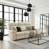 Nest Beige Double Reclining Sofa