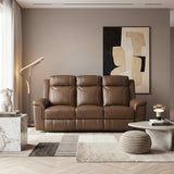 Nest Brown Double Reclining Sofa
