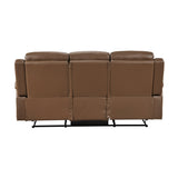 Nest Brown Double Reclining Sofa