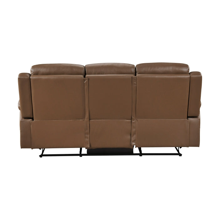 Nest Brown Double Reclining Sofa