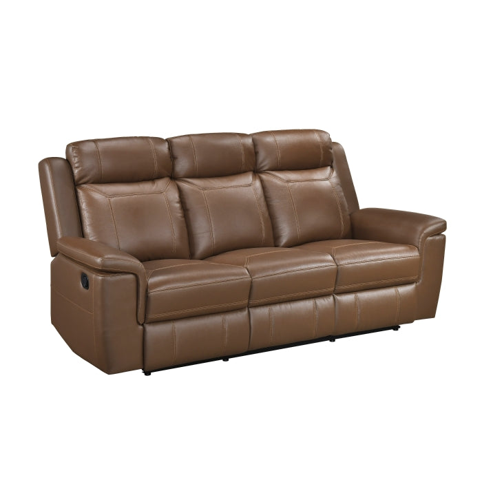 Nest Brown Double Reclining Sofa