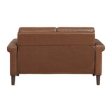 Heritage Brown Loveseat