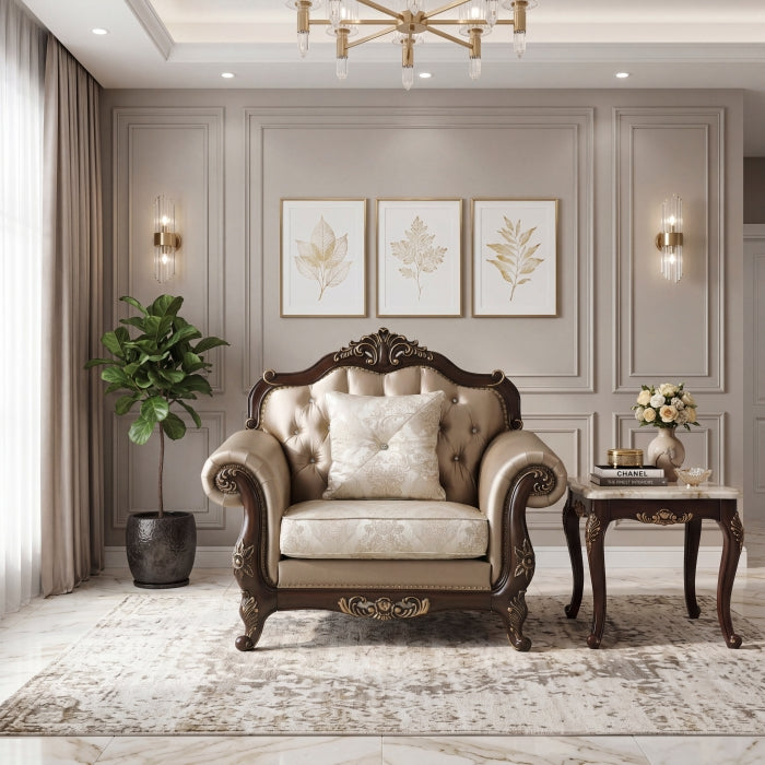 Regal White Chair