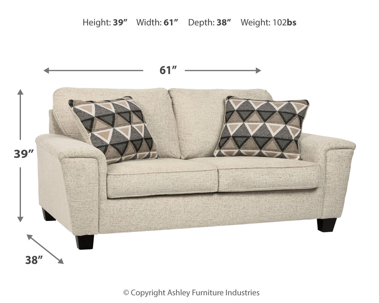 Abinger Natural Loveseat and Chair - Ornate Home