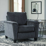 (Online Special Price) Abinger Smoke Chair & Ottoman Set - Ornate Home