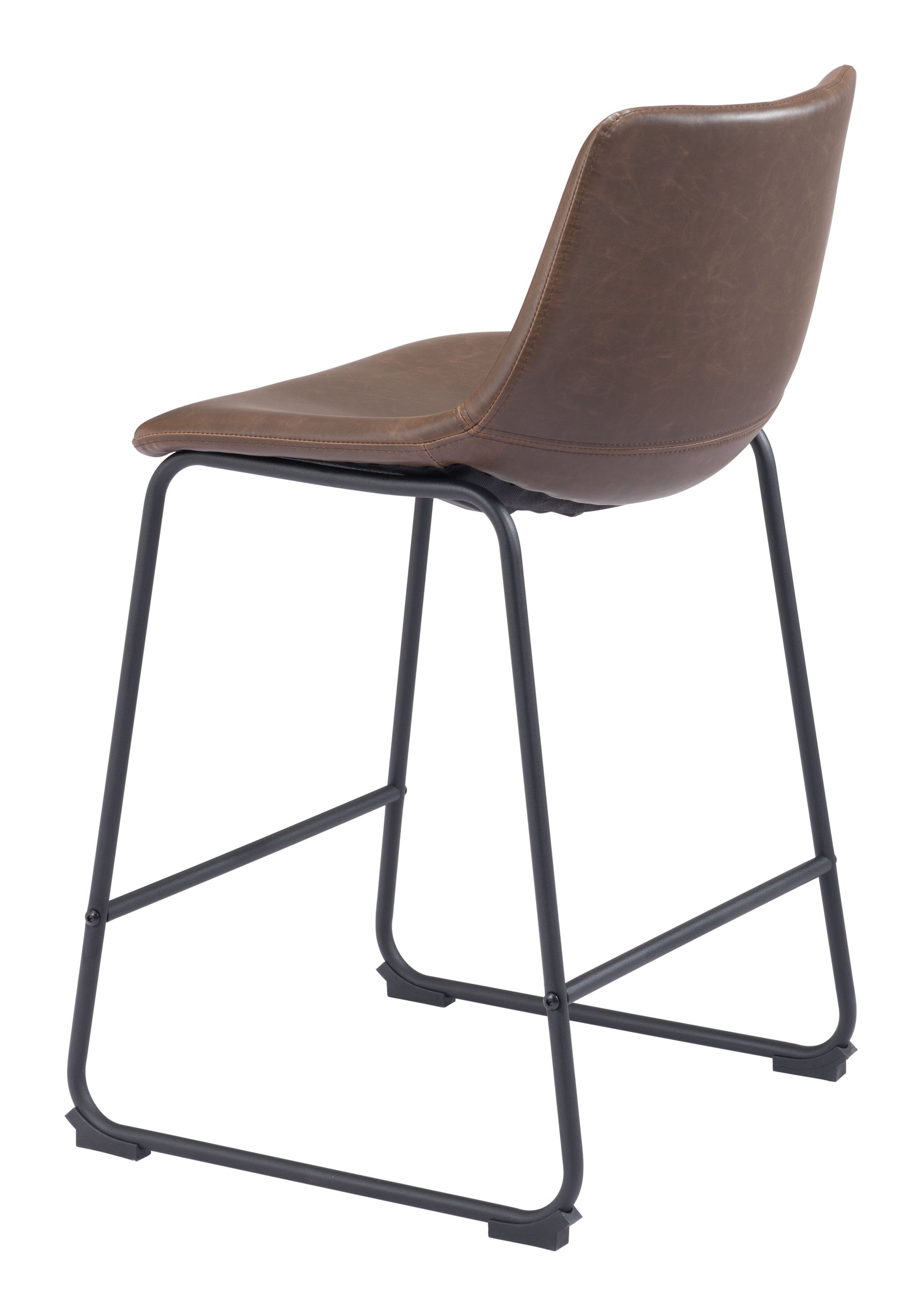 Smart Vintage Espresso Counter Stool (Set of 2)