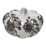 Earp Brown/White Small Chinoiserie Pumpkin