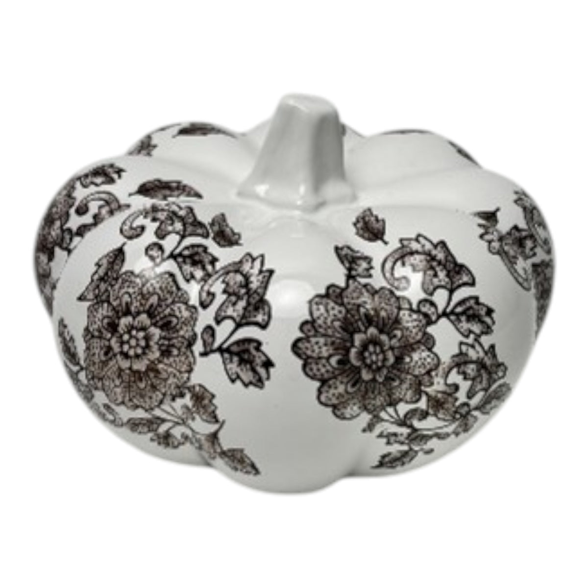 Earp Brown/White Small Chinoiserie Pumpkin