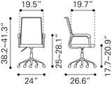 Liderato Black Office Chair