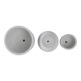 Kira White Planters (Set of 3)