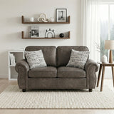 Pinnacle Brown Loveseat