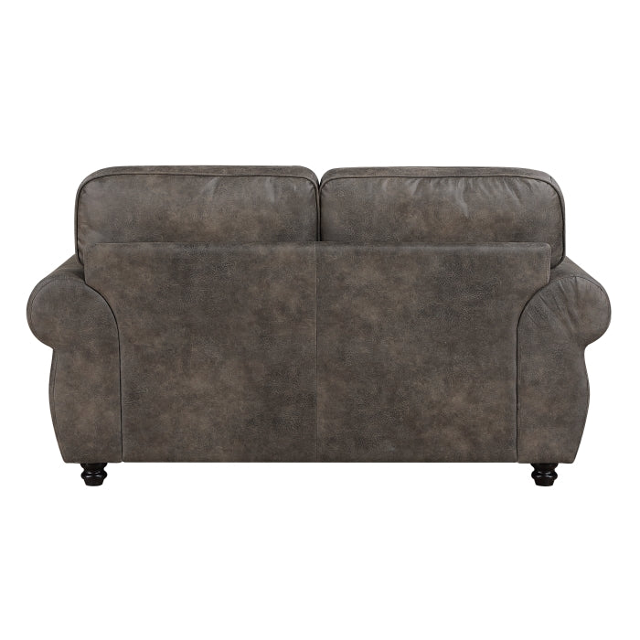 Pinnacle Brown Loveseat