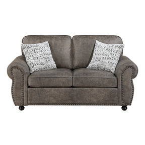 Pinnacle Brown Loveseat