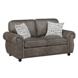 Pinnacle Brown Loveseat