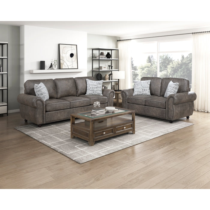 Pinnacle Brown Sofa